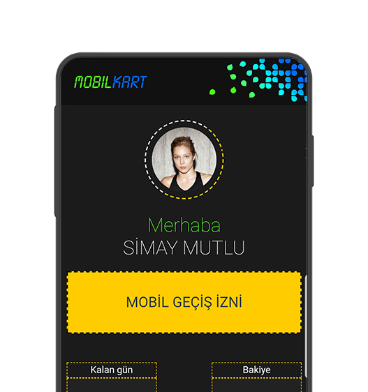 Mobilkart,Spor salonu, Üye Geçiş Kartı Örnekleri